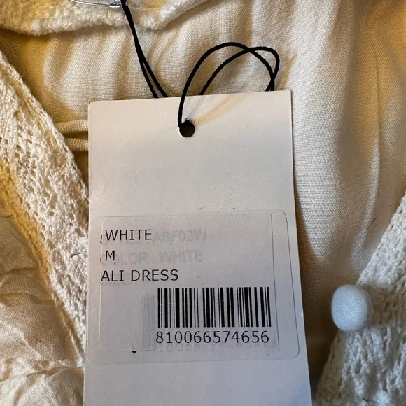 Area Stars NWT white medium maxi Ali dress, cottagecore, bridal, boho - Picture 10 of 16